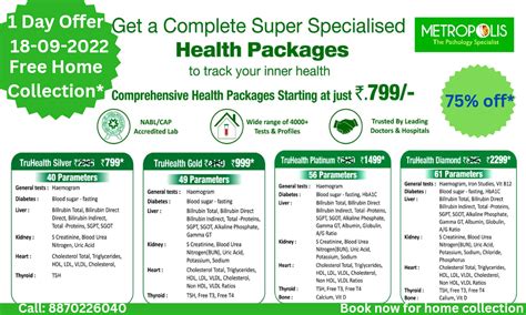 metropolis test package|metropolis health check up.